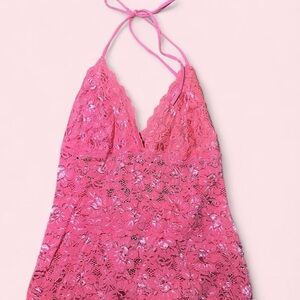 Rue21 Coral Lace Halter Top